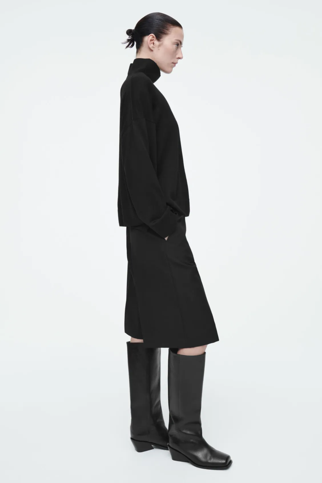 COS MERINO WOOL TURTLENECK SWEATER-Women Sweaters & Cardigans