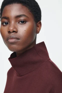 COS MERINO WOOL TURTLENECK SWEATER-Women Sweaters & Cardigans