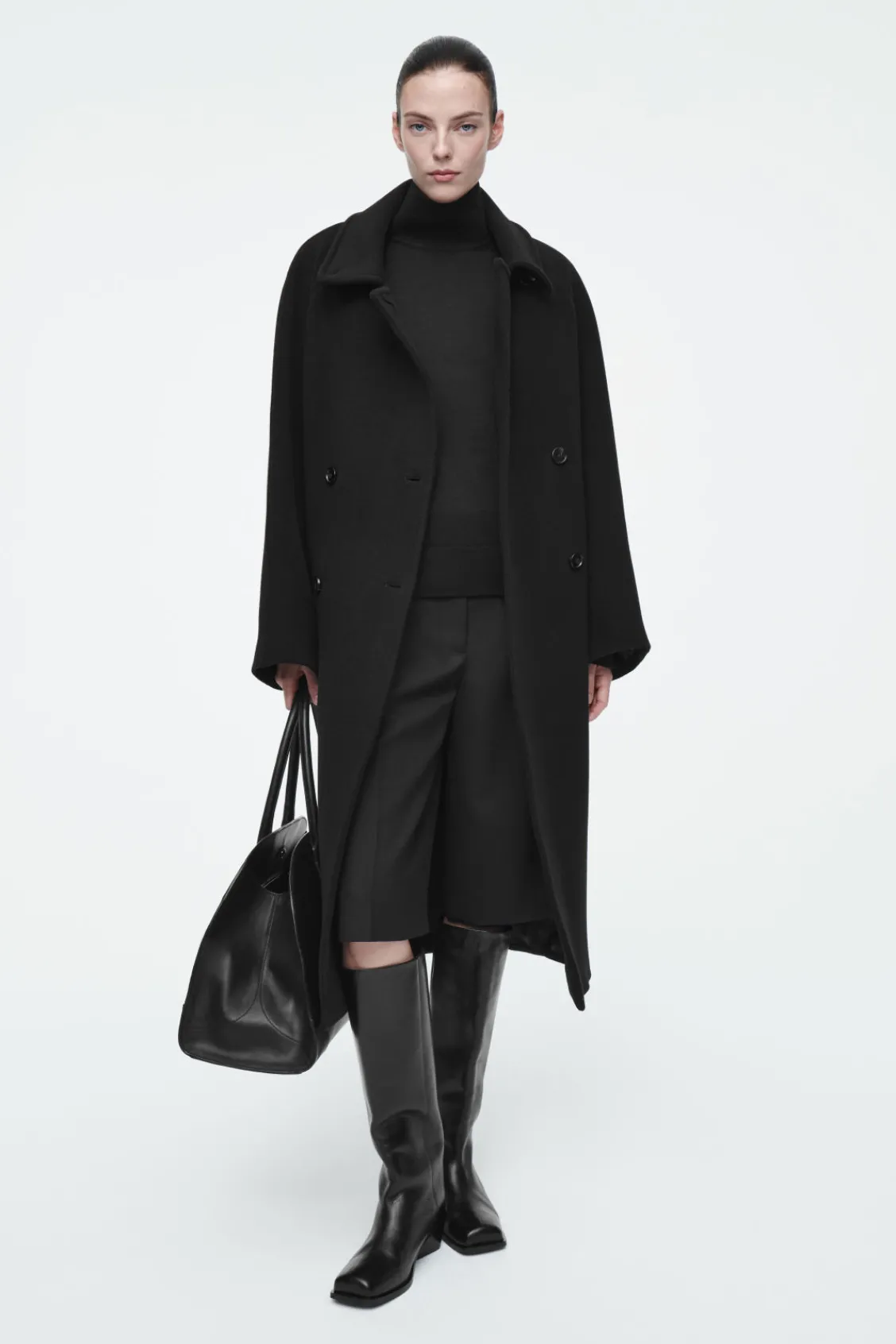 COS MERINO WOOL TURTLENECK SWEATER-Women Sweaters & Cardigans