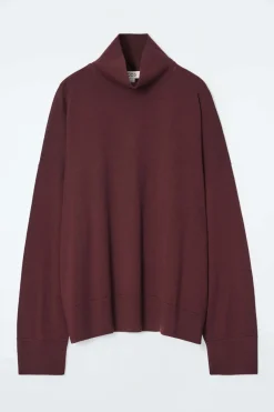 COS MERINO WOOL TURTLENECK SWEATER-Women Sweaters & Cardigans