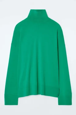 COS MERINO WOOL TURTLENECK SWEATER-Women Sweaters & Cardigans