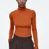 COS MERINO WOOL TURTLENECK TOP-Women T-Shirts | Tops