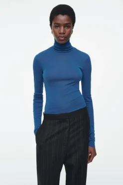 COS MERINO WOOL TURTLENECK TOP-Women T-Shirts | Tops