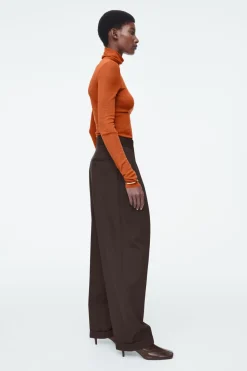 COS MERINO WOOL TURTLENECK TOP-Women T-Shirts | Tops