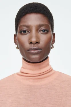 COS MERINO WOOL TURTLENECK TOP-Women T-Shirts | Tops