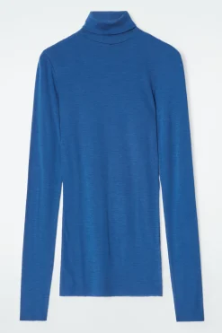 COS MERINO WOOL TURTLENECK TOP-Women T-Shirts | Tops