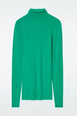 COS MERINO WOOL TURTLENECK TOP-Women T-Shirts | Tops