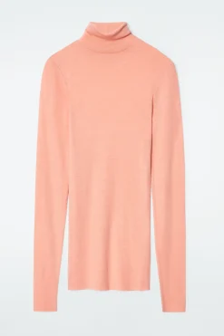 COS MERINO WOOL TURTLENECK TOP-Women T-Shirts | Tops