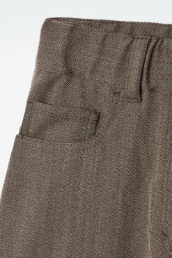 COS MERINO WOOL-BLEND WIDE-LEG PANTS-Women Pants