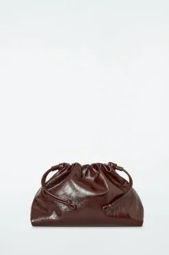 COS MINI CAVATELLI CLUTCH - LEATHER-Women Bags