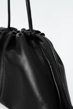 COS MINI CAVATELLI CLUTCH - LEATHER-Women Bags