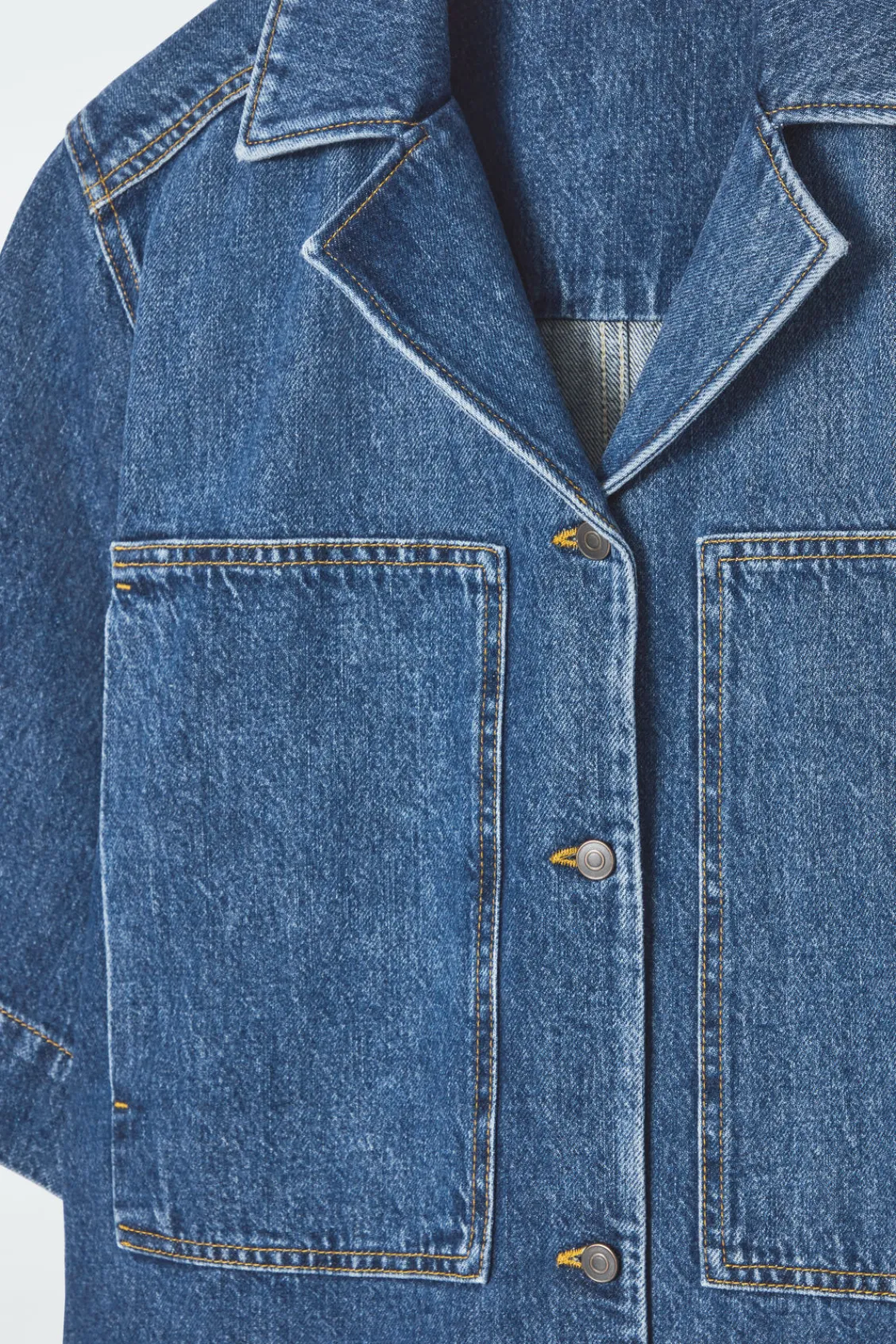 COS MINI DENIM SHIRT DRESS-Women Dresses & Jumpsuits