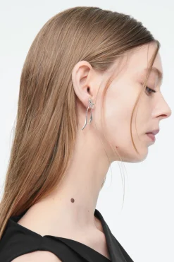 COS MISMATCHED BOW EARRINGS-Women Jewelry