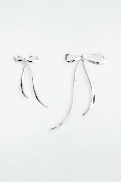 COS MISMATCHED BOW EARRINGS-Women Jewelry