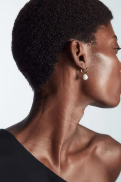 COS MISMATCHED PEARL EARRINGS-Women Jewelry