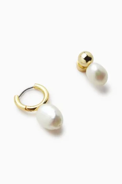 COS MISMATCHED PEARL EARRINGS-Women Jewelry