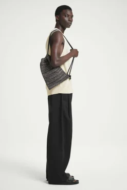 COS MÉLANGE KNITTED DRAWSTRING CROSSBODY- Bags & Wallets