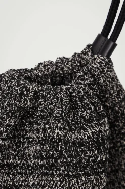 COS MÉLANGE KNITTED DRAWSTRING CROSSBODY- Bags & Wallets