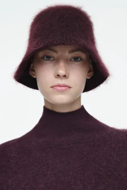 COS MOHAIR BUCKET HAT-Women Hats & Scarves