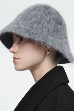 COS MOHAIR BUCKET HAT-Women Hats & Scarves