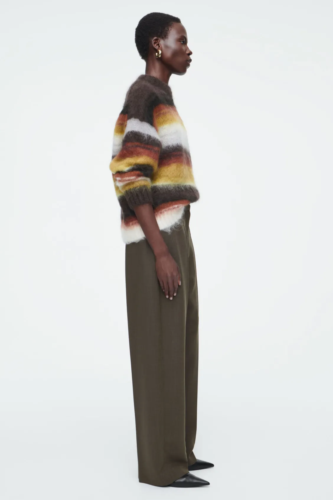 COS MOHAIR CREW-NECK SWEATER-Women Sweaters & Cardigans
