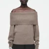 COS OFF-THE-SHOULDER MERINO WOOL SWEATER-Women Tops | Sweaters & Cardigans