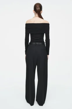 COS OFF-THE-SHOULDER MERINO WOOL TOP-Women Tops | Sweaters & Cardigans