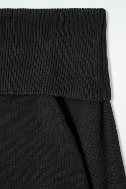 COS OFF-THE-SHOULDER MERINO WOOL SWEATER-Women Tops | Sweaters & Cardigans