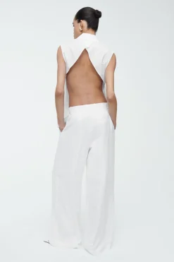 COS OPEN-BACK SLEEVELESS SHIRT-Women Shirts & Blouses | Tops