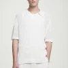 COS OPEN-KNIT POLO SHIRT- Polo Shirts | Sweaters & Cardigans