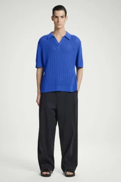 COS OPEN-KNIT POLO SHIRT- Polo Shirts | Sweaters & Cardigans