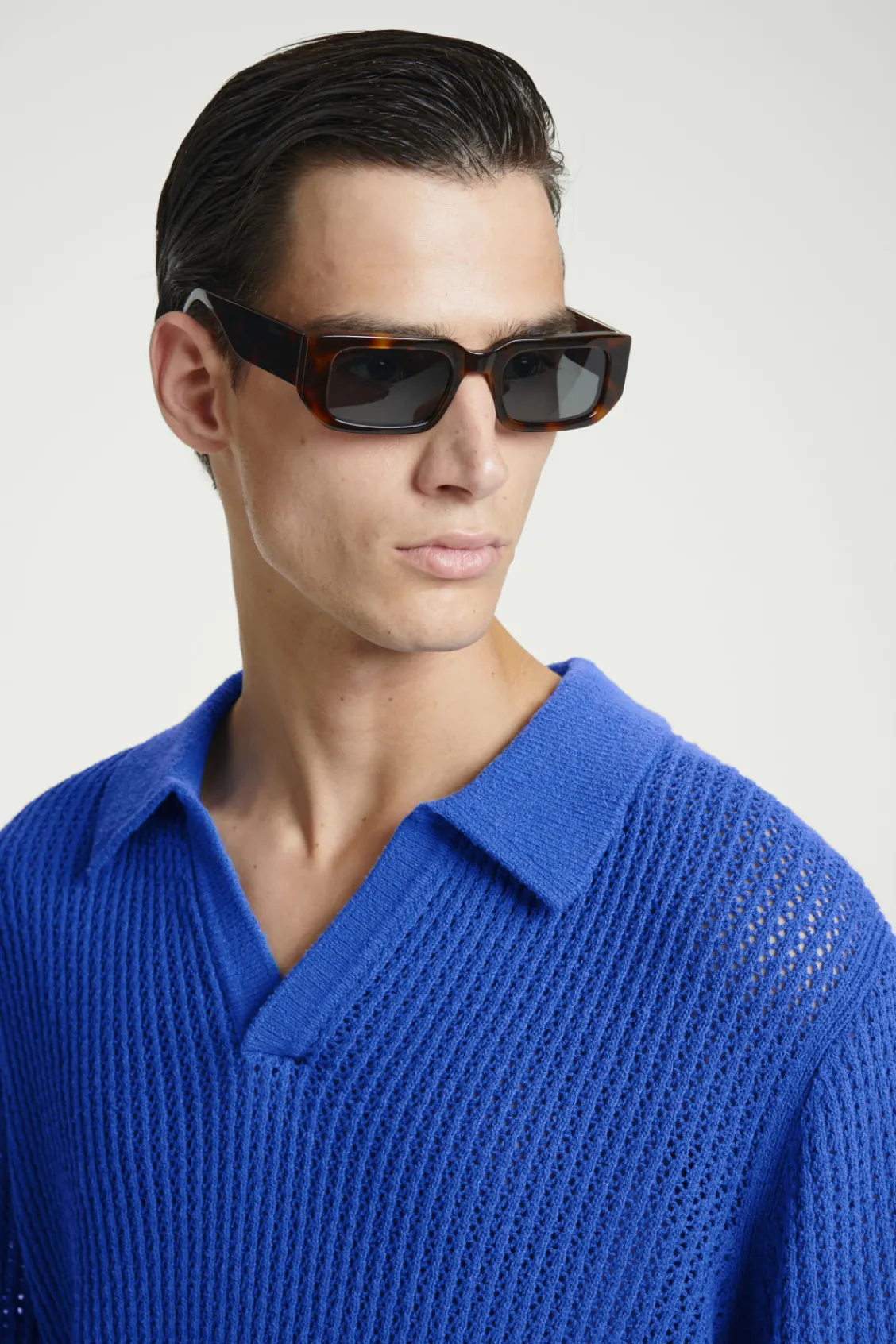 COS OPEN-KNIT POLO SHIRT- Polo Shirts | Sweaters & Cardigans