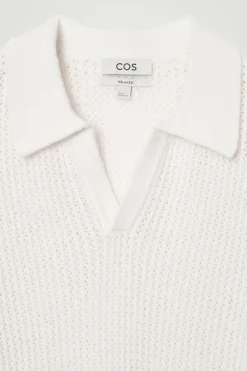 COS OPEN-KNIT POLO SHIRT- Polo Shirts | Sweaters & Cardigans
