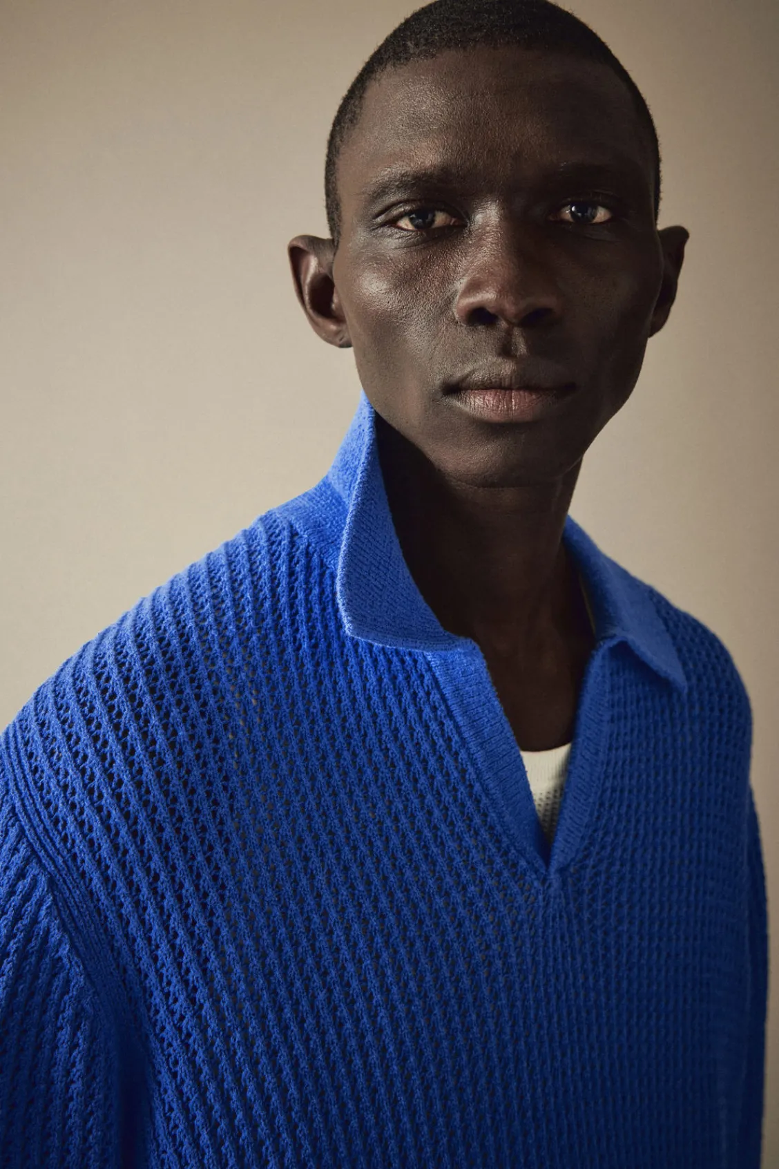 COS OPEN-KNIT POLO SHIRT- Polo Shirts | Sweaters & Cardigans