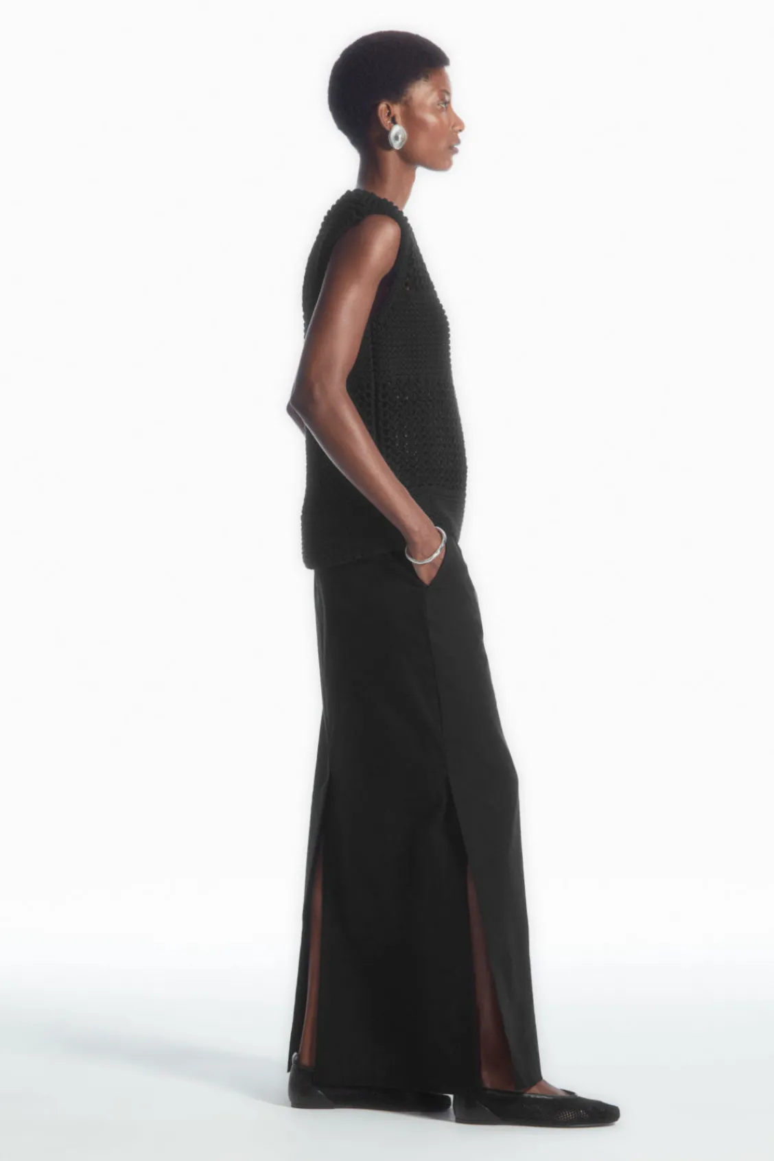COS OPEN-KNIT TANK-Women Tops | Sweaters & Cardigans