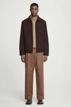 COS OPEN-SIDE ZIP-UP WOOL VEST- Hats & Scarves | Sweaters & Cardigans