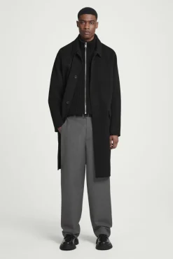 COS OPEN-SIDE ZIP-UP WOOL VEST- Hats & Scarves | Sweaters & Cardigans