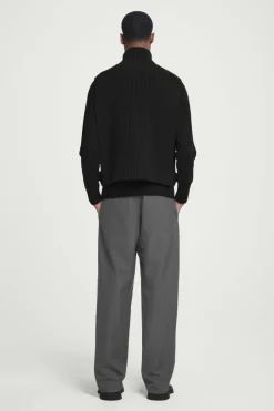 COS OPEN-SIDE ZIP-UP WOOL VEST- Hats & Scarves | Sweaters & Cardigans