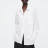 COS OPEN-SLEEVE SHIRT-Women Shirts & Blouses | Tops