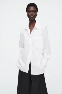 COS OPEN-SLEEVE SHIRT-Women Shirts & Blouses | Tops