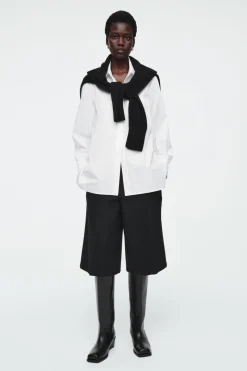 COS OPEN-SLEEVE SHIRT-Women Shirts & Blouses | Tops