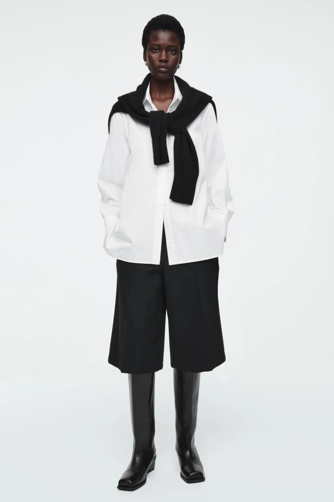 COS OPEN-SLEEVE SHIRT-Women Shirts & Blouses | Tops