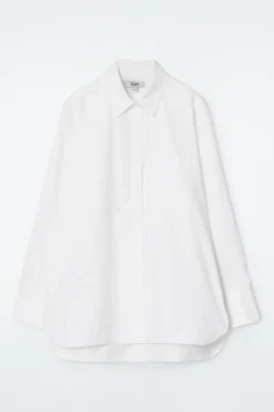 COS OPEN-SLEEVE SHIRT-Women Shirts & Blouses | Tops