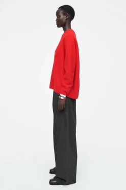 COS OVERSIZED BOILED MERINO WOOL SWEATER-Women Sweaters & Cardigans