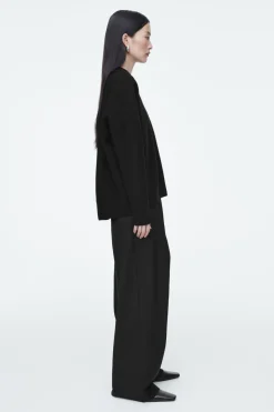 COS OVERSIZED BOILED MERINO WOOL SWEATER-Women Sweaters & Cardigans