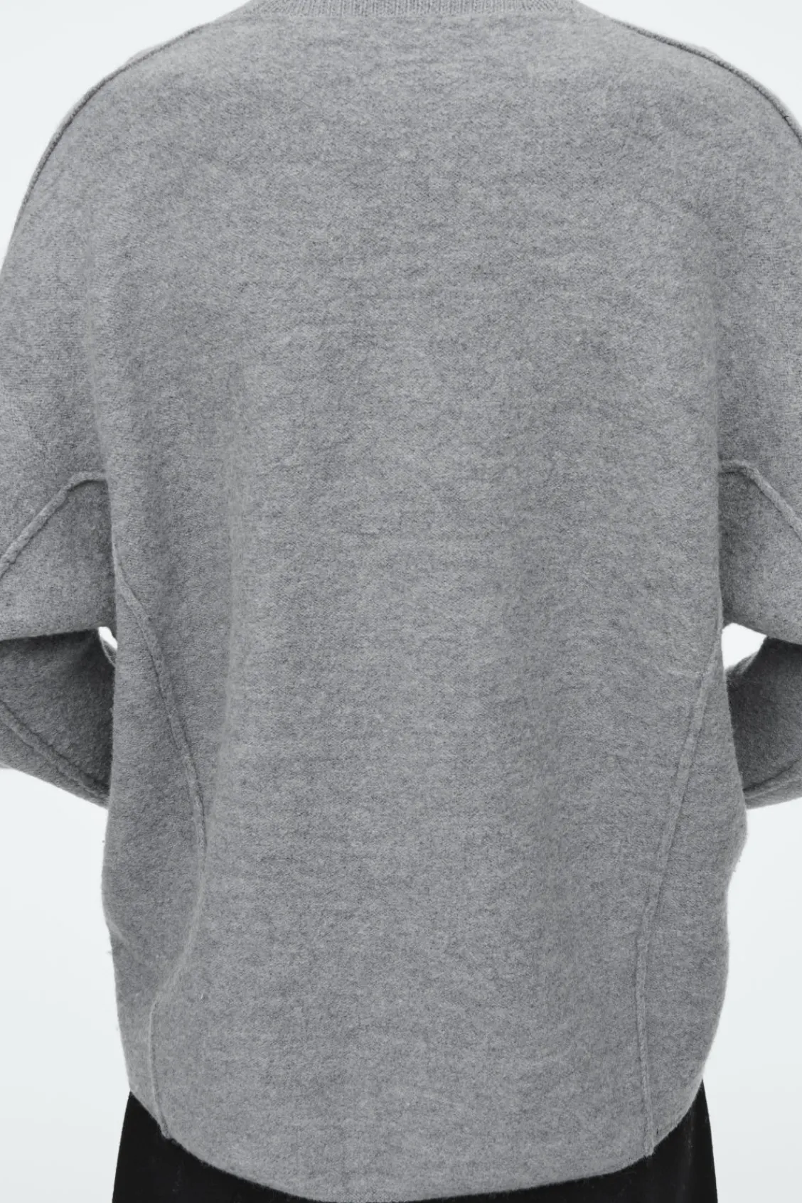 COS OVERSIZED BOILED MERINO WOOL CARDIGAN-Women Sweaters & Cardigans