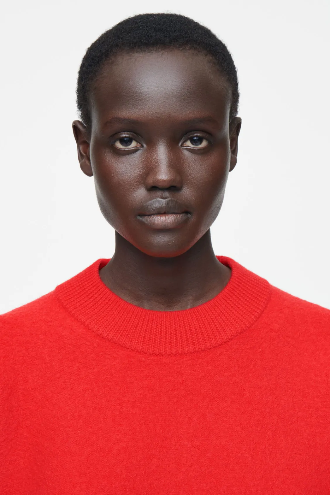 COS OVERSIZED BOILED MERINO WOOL SWEATER-Women Sweaters & Cardigans