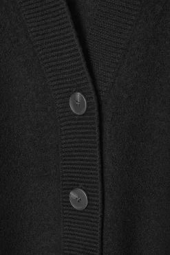 COS OVERSIZED BOILED MERINO WOOL CARDIGAN-Women Sweaters & Cardigans