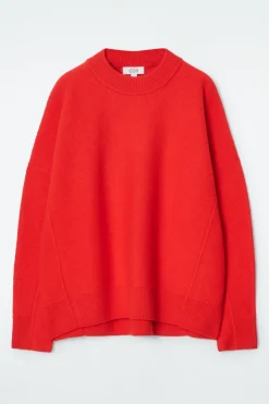 COS OVERSIZED BOILED MERINO WOOL SWEATER-Women Sweaters & Cardigans