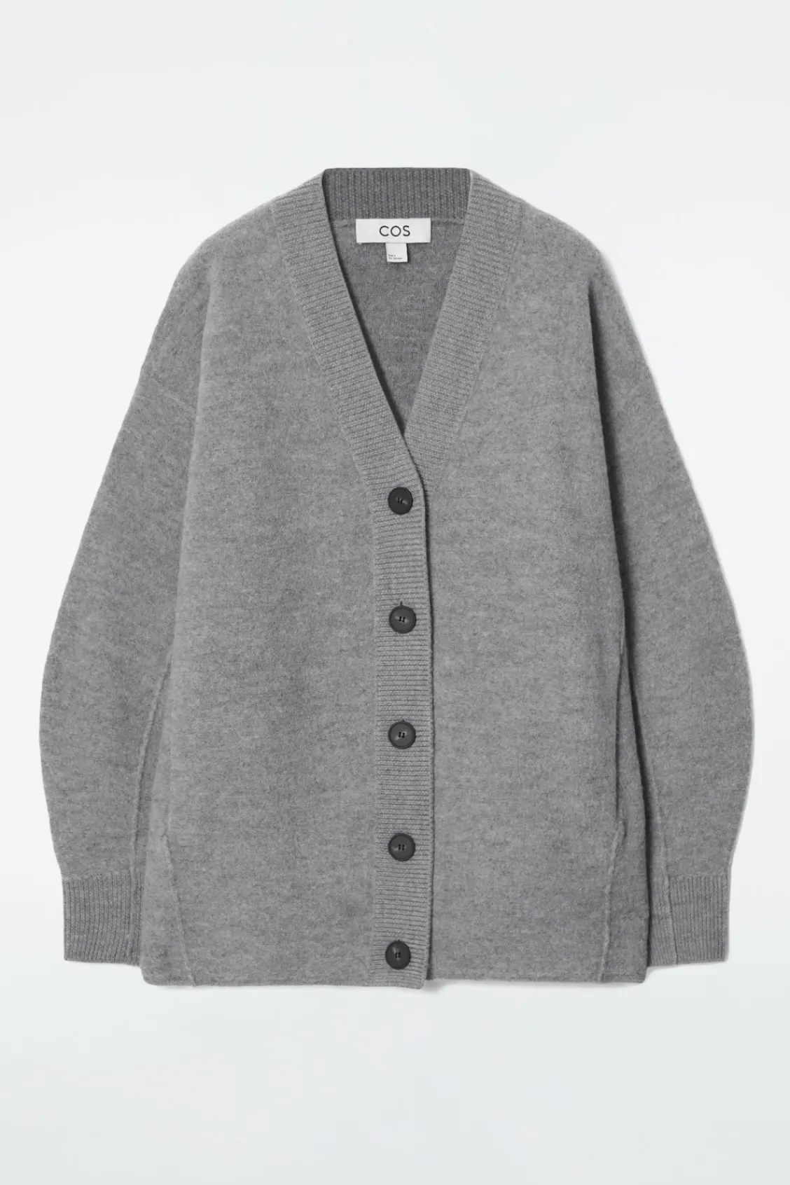COS OVERSIZED BOILED MERINO WOOL CARDIGAN-Women Sweaters & Cardigans
